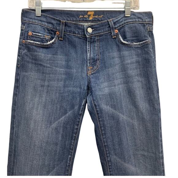 7 For All Man Kind Dark Wash Jeans SZ 30 CUT: 702011 - Picture 3 of 6